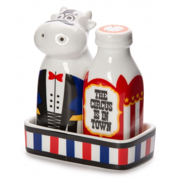 The Circus is in Town Salt & Pepper Shaker 